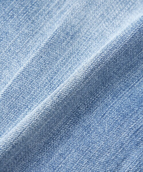 CAST:(キャストコロン)の「【美シルエット】クロップドストレッチデニム(デニムパンツ・レディース・ブルー系その他4・L/XS/S/M)」の10枚目の写真