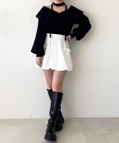美品　Rene　ベロアバルーンスカート 美品 Rene ベロアバルーンスカート