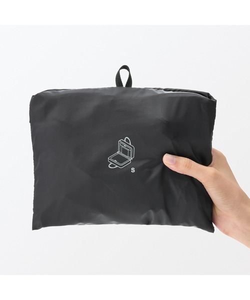 無印良品（ムジルシリョウヒン）の「たためる　撥水旅に便利なボストンバッグ（３６Ｌ用）（ボストンバッグ・レディース・ブラック・FREE）」の8枚目の写真