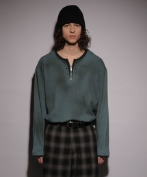 HARE | 【UNDERGROUND MODE】ZIPデザインプリントカットソー(HARE)(Tシャツ/カットソー)