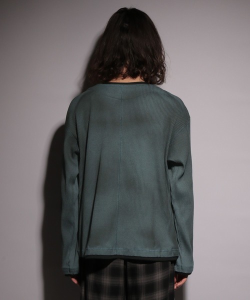 HARE（ハレ）の「【UNDERGROUND MODE】ZIPデザインプリントカットソー(HARE)（Tシャツ/カットソー・メンズ・ブラック/ブルー・FREE）」の15枚目の写真