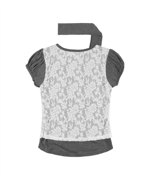 FANCY CLUB（ファンシークラブ）の「A'GEM/9 × .kom 『 FANCY CLUB/ファンシークラブ』 LACE SHIRRING TOP & SCARF/レースシャーリングトップス＆スカーフ（その他トップス・レディース・ブラック/グレー・FREE）」の19枚目の写真