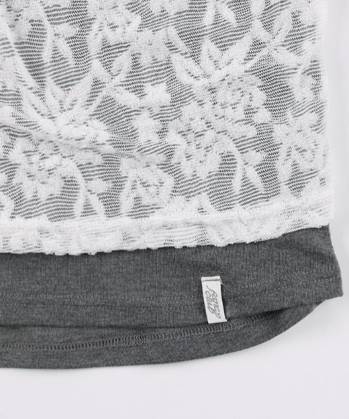 A'GEM/9 × .kom 「 FANCY CLUB/ファンシークラブ」 LACE SHIRRING TOP ＆ SCARF/レースシャーリングトッ セール】A'GEM/9 × .kom 『 FANCY CLUB/ファンシークラブ』 LACE