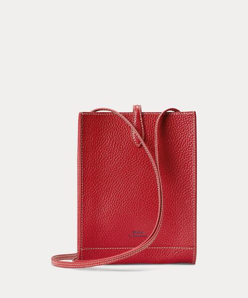 POLO RALPH LAUREN(ポロ ラルフ ローレン)の「Polo Play レザー ポケット クロスボディ(ショルダーバッグ・レディース・レッド・ONE)」の10枚目の写真