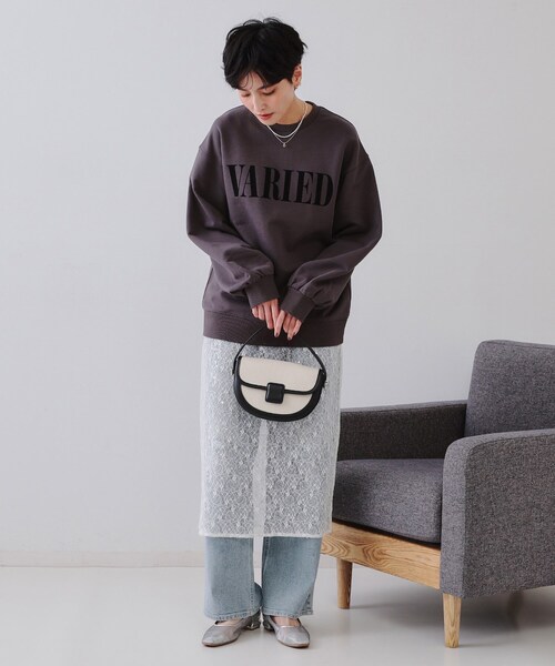 OPAQUE.CLIP（オペークドットクリップ）の「【2WAY】キャンバストリミングデザインバッグ（ショルダーバッグ・レディース・オレンジ/ブラック・00）」の5枚目の写真