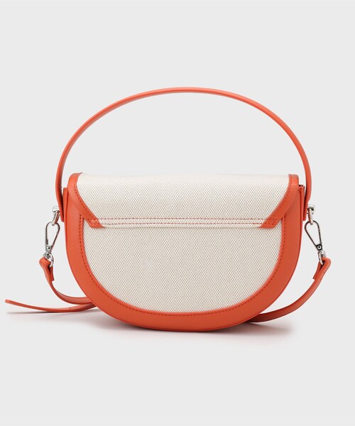 OPAQUE.CLIP（オペークドットクリップ）の「【2WAY】キャンバストリミングデザインバッグ（ショルダーバッグ・レディース・オレンジ/ブラック・00）」の12枚目の写真