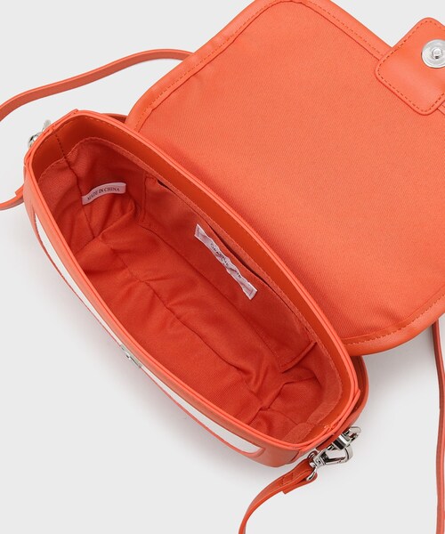OPAQUE.CLIP（オペークドットクリップ）の「【2WAY】キャンバストリミングデザインバッグ（ショルダーバッグ・レディース・オレンジ/ブラック・00）」の14枚目の写真