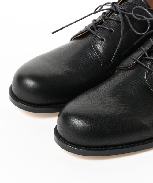 ARCOLLETTA PADRONE（アルコレッタ パドローネ）の「【別注】ARCOLLETTA PADRONE / 4EYE PLAIN TOE SHOES（ドレスシューズ・メンズ・ブラック・43/42/41/40）」の2枚目の写真
