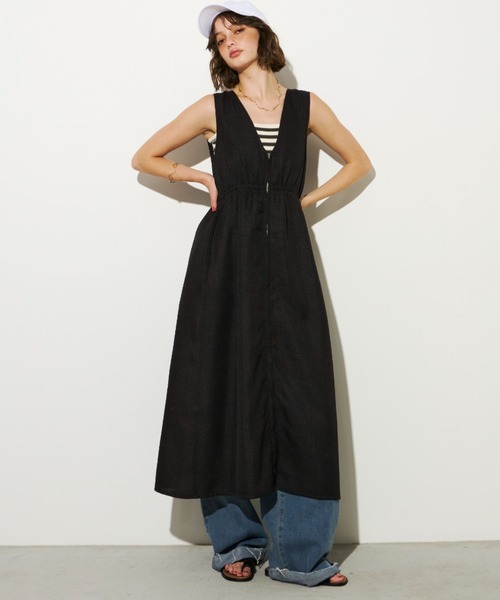 Aakasha::ワンピース:M[RESALE] セール】サテンキャミソールワンピース（ワンピース）｜aimoha