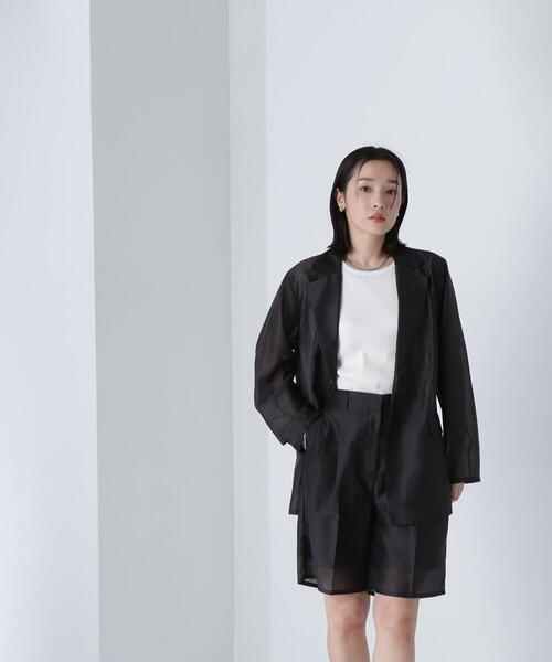 NATURAL BEAUTY BASIC(ナチュラルビューティーベーシック)の「◇シアーハーフパンツ(その他パンツ・レディース・ベージュ/ブラック・SMALL/MEDIUM)」の19枚目の写真