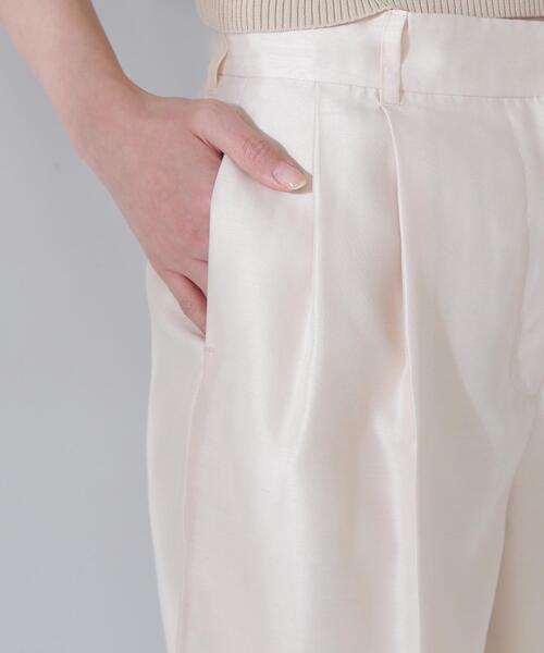 NATURAL BEAUTY BASIC(ナチュラルビューティーベーシック)の「◇シアーハーフパンツ(その他パンツ・レディース・ベージュ/ブラック・SMALL/MEDIUM)」の12枚目の写真