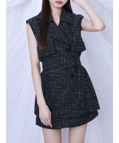 ASHさま Todayful/ストライプオーバーシャツ