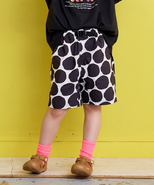 Life Support Products(ライフサポートプロダクツ)の「リップストップ総柄クライミングショートパンツ(その他パンツ・キッズ・グレー/カーキ/ブラック/オレンジ/ドット/ピンク・150/140/130/120/110/100/95/90/80)」の6枚目の写真