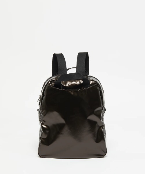 極美品 JACK GOMME メタリックブラウン リュック 取り外し ポーチ付き 極美品 JACK GOMME メタリックブラウン リュック 取り外し