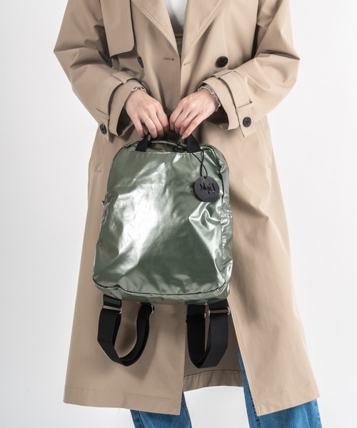 Jack Gomme(ジャックゴム)の「【JACK GOMME/ジャックゴム】バックパック リュック LAMI(バックパック/リュック・レディース・ブラック/カーキ/ゴールド/イエロー/ホワイト/ブラウン/ガンメタ/ライトブルー・FREE)」の21枚目の写真