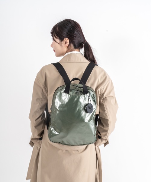 Jack Gomme(ジャックゴム)の「【JACK GOMME/ジャックゴム】バックパック リュック LAMI(バックパック/リュック・レディース・ブラック/カーキ/ゴールド/イエロー/ホワイト/ブラウン/ガンメタ/ライトブルー・FREE)」の19枚目の写真