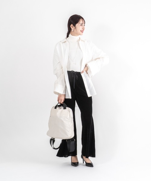 Jack Gomme(ジャックゴム)の「【JACK GOMME/ジャックゴム】バックパック リュック LAMI(バックパック/リュック・レディース・ブラック/カーキ/ゴールド/イエロー/ホワイト/ブラウン/ガンメタ/ライトブルー・FREE)」の18枚目の写真