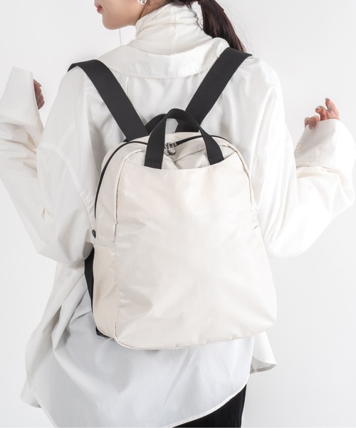 Jack Gomme(ジャックゴム)の「【JACK GOMME/ジャックゴム】バックパック リュック LAMI(バックパック/リュック・レディース・ブラック/カーキ/ゴールド/イエロー/ホワイト/ブラウン/ガンメタ/ライトブルー・FREE)」の14枚目の写真