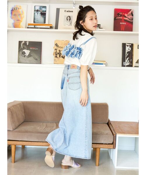 Ungrid(アングリッド)の「【WEB限定】パフスリーブブラウス(シャツ/ブラウス・レディース・オフホワイト/ブラック/レッド・FREE)」の10枚目の写真