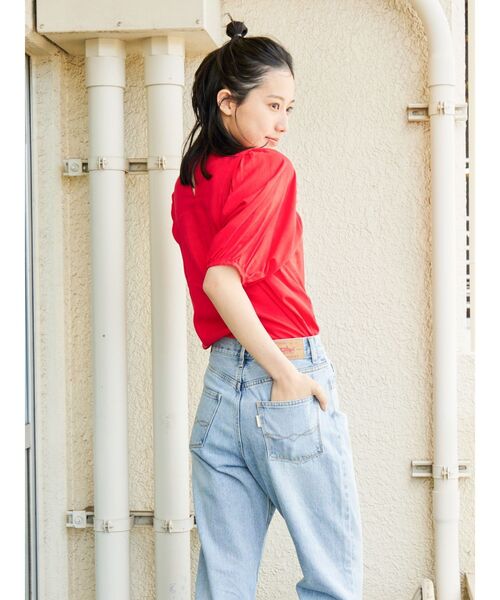 Ungrid(アングリッド)の「【WEB限定】パフスリーブブラウス(シャツ/ブラウス・レディース・オフホワイト/ブラック/レッド・FREE)」の13枚目の写真