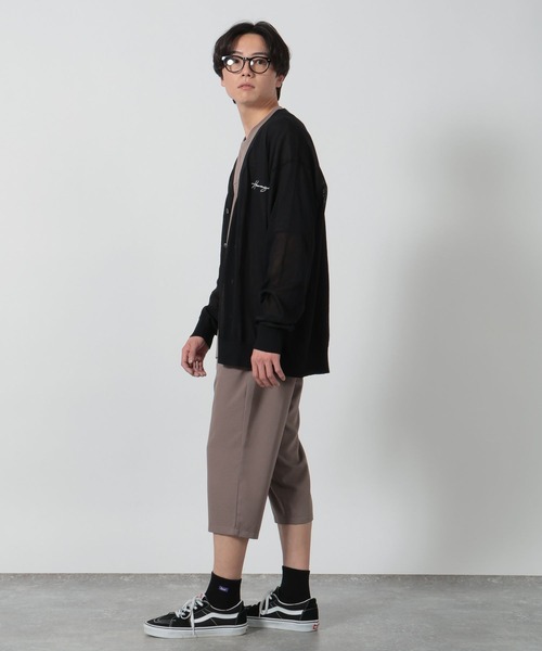 LAKOLE（ラコレ）の「シアーロゴカーディガン / 326245（カーディガン/ボレロ・メンズ・ネイビー/ブラック/グレー・MEDIUM/LARGE）」の4枚目の写真