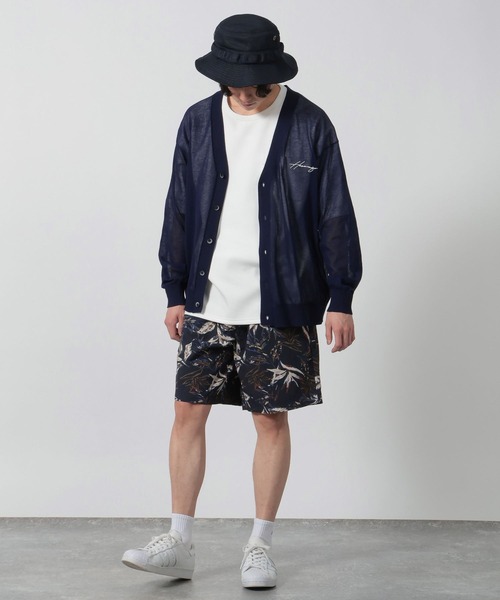 LAKOLE（ラコレ）の「シアーロゴカーディガン / 326245（カーディガン/ボレロ・メンズ・ネイビー/ブラック/グレー・MEDIUM/LARGE）」の9枚目の写真