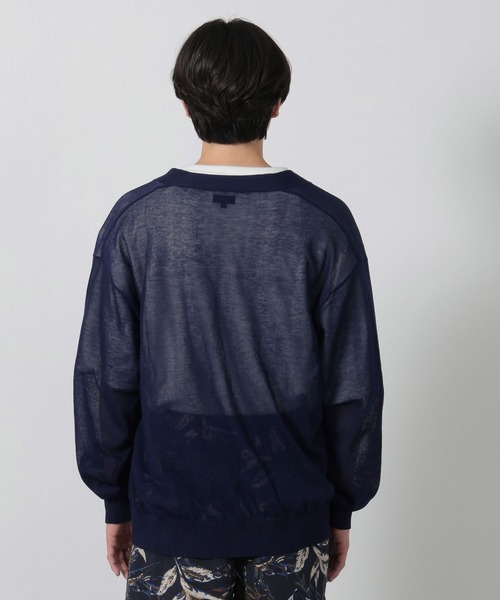 LAKOLE（ラコレ）の「シアーロゴカーディガン / 326245（カーディガン/ボレロ・メンズ・ネイビー/ブラック/グレー・MEDIUM/LARGE）」の13枚目の写真