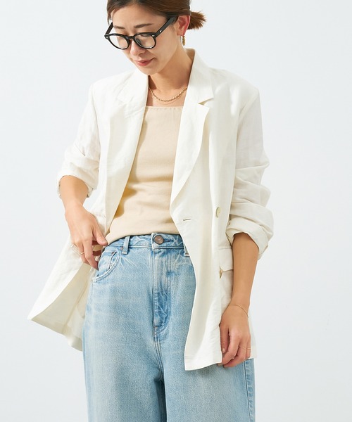 シワになりにくい】シアーメッシュジャケット（テーラード