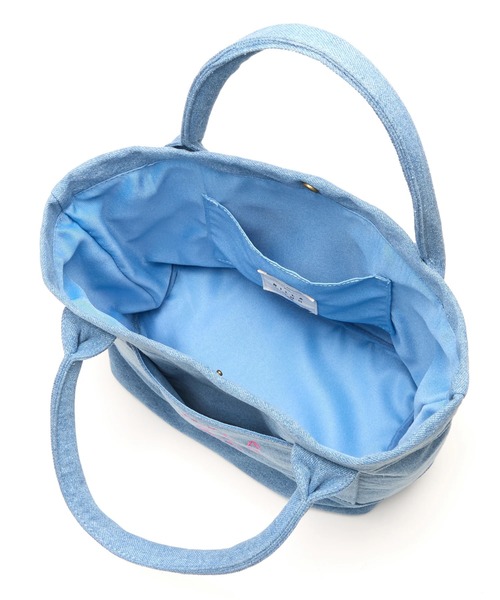 BILLABONG(ビラボン)の「BILLABONG レディース COTTON CANVAS MINI TOTE BAG トートバッグ 【2025年春夏モデル】/ビラボンロゴコットンキャンバストートバック(トートバッグ・レディース・インディゴブルー/オフホワイト/ブラック・FREE)」の17枚目の写真