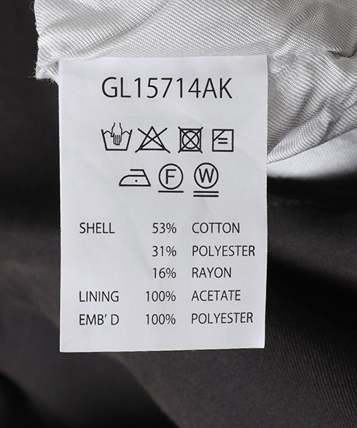 GOLD（ゴールド）の「東洋エンタープライズ GOLD / ゴールド：別注 VIETNAM JACKET AGED MODEL ""福禄寿"：25A-GL15714AK[MUS]（ブルゾン・メンズ・ブラック・S/M）」の11枚目の写真