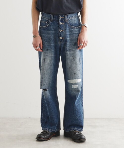 tk.TAKEO KIKUCHI（ティーケータケオキクチ）の「K’PJT by AYUTA 『VINTAGEデニムパンツ』（デニムパンツ・メンズ・ブルー系3・03/02）」の13枚目の写真