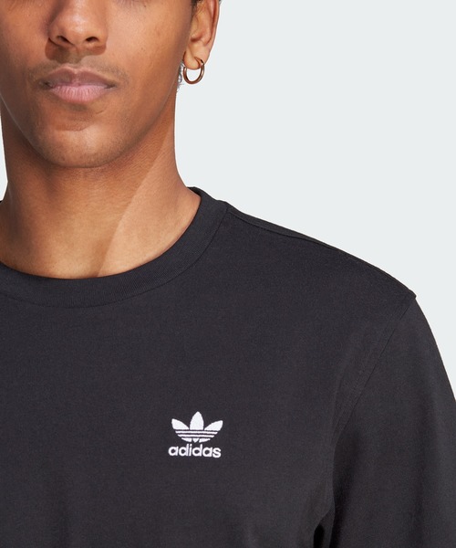 adidas(アディダス)の「adidas/アディダス BACK+FRONT TREFOIL BOXY T-SHIRT Tシャツ(Tシャツ/カットソー・メンズ・ブラック・2XL/XL/L/M/S/XS)」の6枚目の写真