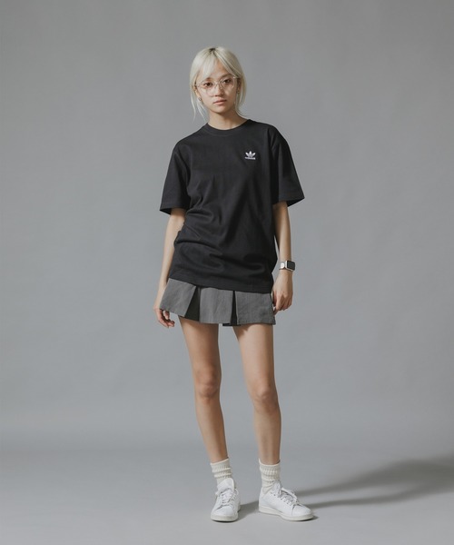 adidas(アディダス)の「adidas/アディダス BACK+FRONT TREFOIL BOXY T-SHIRT Tシャツ(Tシャツ/カットソー・メンズ・ブラック・2XL/XL/L/M/S/XS)」の11枚目の写真