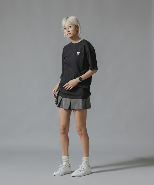 adidas(アディダス)の「adidas/アディダス BACK+FRONT TREFOIL BOXY T-SHIRT Tシャツ(Tシャツ/カットソー・メンズ・ブラック・2XL/XL/L/M/S/XS)」の13枚目の写真