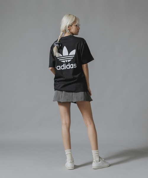 adidas(アディダス)の「adidas/アディダス BACK+FRONT TREFOIL BOXY T-SHIRT Tシャツ(Tシャツ/カットソー・メンズ・ブラック・2XL/XL/L/M/S/XS)」の16枚目の写真