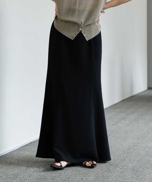 select MOCA Et(セレクトモカエト)の「【Et】Cut Georgette Skirt Set-up(セットアップ・レディース・ブラック/モカ・MEDIUM/LARGE)」の13枚目の写真