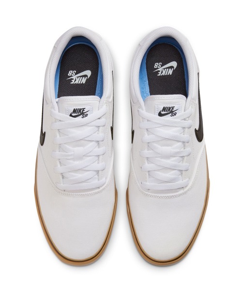 NIKE SB(ナイキエスビー)の「NIKE SB/ナイキエスビー メンズ レディース スニーカー スケシュー スケートボード SB CHRON2 キャンバス DM3494-101(スニーカー・メンズ・ホワイト×ブラック・23.5cm/23.0cm/28.5cm/27.5cm/26.5cm/25.5cm/24.5cm/29.0cm/28.0cm/27.0cm/26.0cm/25.0cm/24.0cm)」の6枚目の写真