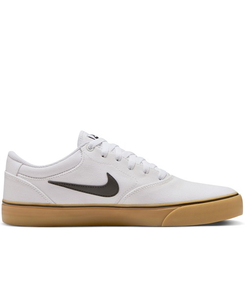 NIKE SB(ナイキエスビー)の「NIKE SB/ナイキエスビー メンズ レディース スニーカー スケシュー スケートボード SB CHRON2 キャンバス DM3494-101(スニーカー・メンズ・ホワイト×ブラック・23.5cm/23.0cm/28.5cm/27.5cm/26.5cm/25.5cm/24.5cm/29.0cm/28.0cm/27.0cm/26.0cm/25.0cm/24.0cm)」の3枚目の写真