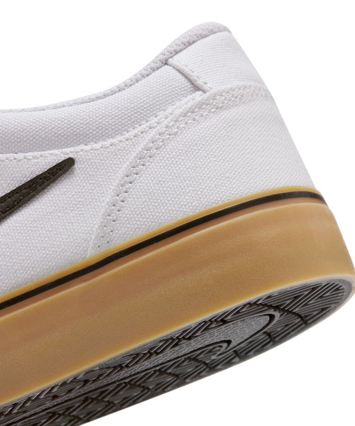 NIKE SB(ナイキエスビー)の「NIKE SB/ナイキエスビー メンズ レディース スニーカー スケシュー スケートボード SB CHRON2 キャンバス DM3494-101(スニーカー・メンズ・ホワイト×ブラック・23.5cm/23.0cm/28.5cm/27.5cm/26.5cm/25.5cm/24.5cm/29.0cm/28.0cm/27.0cm/26.0cm/25.0cm/24.0cm)」の8枚目の写真