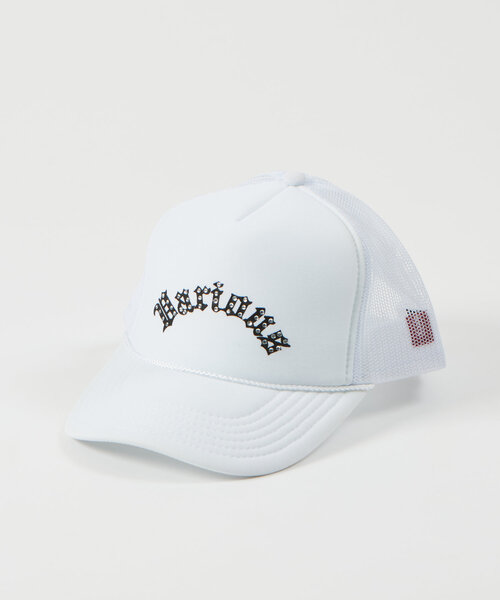 セール】VARIOUSNOロゴプリントラインストーンメッシュCAP/OTTO