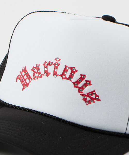 WHO'S WHO gallery(フーズフーギャラリー)の「VARIOUSNOロゴプリントラインストーンメッシュCAP/OTTO(オットー)(キャップ・メンズ・ブラック/ブラック系その他/ホワイト/グリーン・FREE)」の5枚目の写真