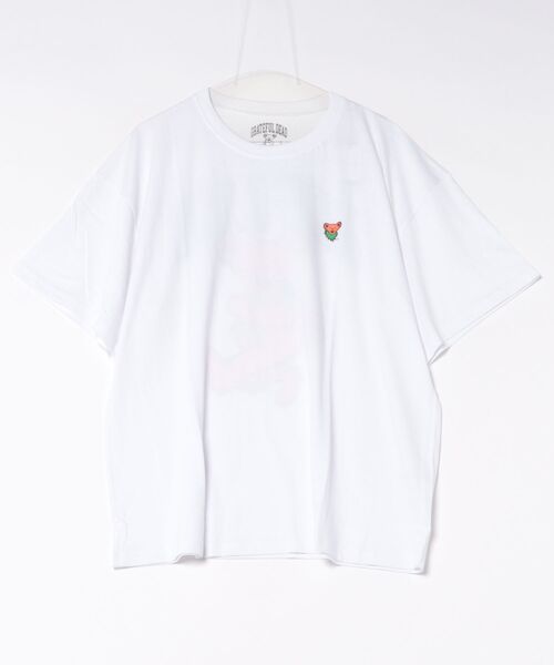 Grateful Dead(グレイトフルデッド)の「【GRATEFUL DEAD】オーバーサイズ プリント 半袖Tシャツ(Tシャツ/カットソー・メンズ・グレー/ブラック系/グレー系/ホワイト/ブラック/ホワイト系/パープル系2/ホワイト系3/ライトグレー系3/オレンジ系3/ベージュ/ホワイト系2/グレー系2/グリーン系・MEDIUM/X-LARGE/LARGE)」の3枚目の写真