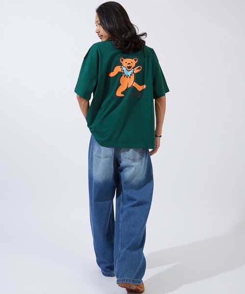 Grateful Dead(グレイトフルデッド)の「【GRATEFUL DEAD】オーバーサイズ プリント 半袖Tシャツ(Tシャツ/カットソー・メンズ・グレー/ブラック系/グレー系/ホワイト/ブラック/ホワイト系/パープル系2/ホワイト系3/ライトグレー系3/オレンジ系3/ベージュ/ホワイト系2/グレー系2/グリーン系・MEDIUM/X-LARGE/LARGE)」の17枚目の写真