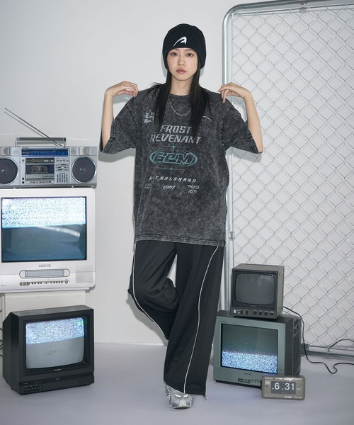 MSG(エムエスジー)の「Buyer's Select/加工グラフィックロゴプリントハーフスリーブTシャツ(Tシャツ/カットソー・メンズ・ブラック系/ブラック系2/ブラック系3・M/L)」の10枚目の写真