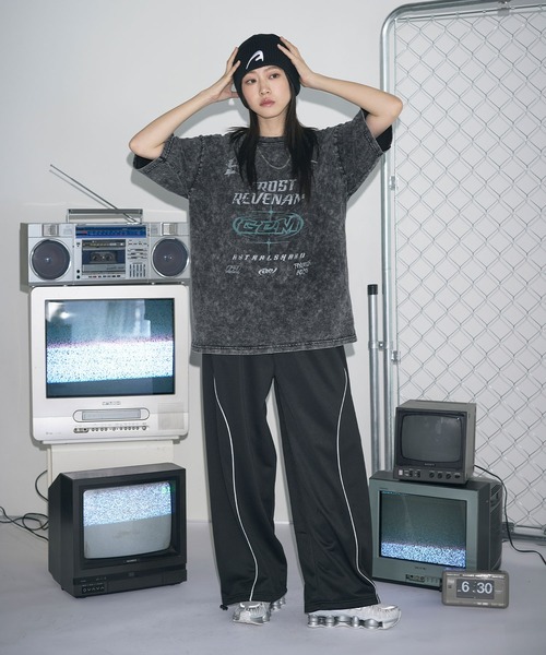 MSG(エムエスジー)の「Buyer's Select/加工グラフィックロゴプリントハーフスリーブTシャツ(Tシャツ/カットソー・メンズ・ブラック系/ブラック系2/ブラック系3・M/L)」の11枚目の写真