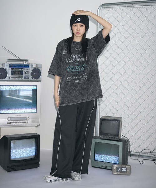 MSG(エムエスジー)の「Buyer's Select/加工グラフィックロゴプリントハーフスリーブTシャツ(Tシャツ/カットソー・メンズ・ブラック系/ブラック系2/ブラック系3・M/L)」の12枚目の写真