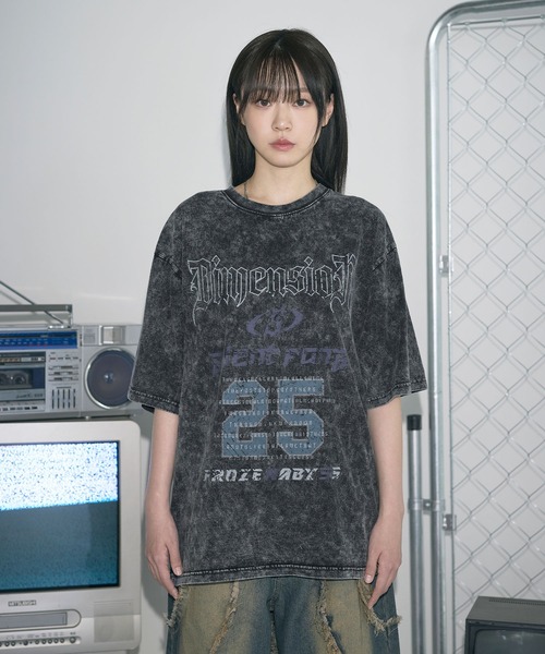 MSG(エムエスジー)の「Buyer's Select/加工グラフィックロゴプリントハーフスリーブTシャツ(Tシャツ/カットソー・メンズ・ブラック系/ブラック系2/ブラック系3・M/L)」の13枚目の写真