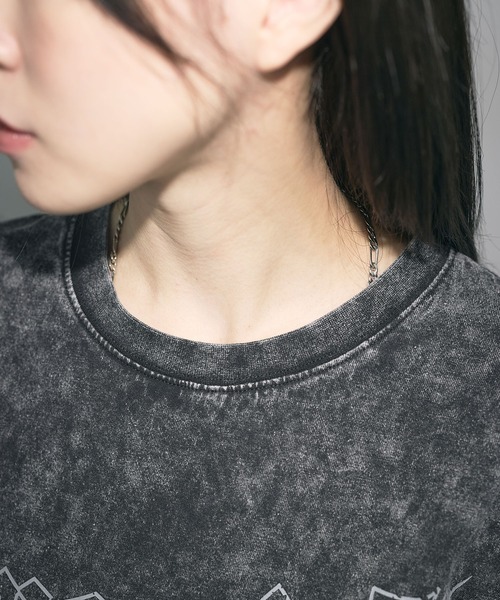 MSG(エムエスジー)の「Buyer's Select/加工グラフィックロゴプリントハーフスリーブTシャツ(Tシャツ/カットソー・メンズ・ブラック系/ブラック系2/ブラック系3・M/L)」の16枚目の写真