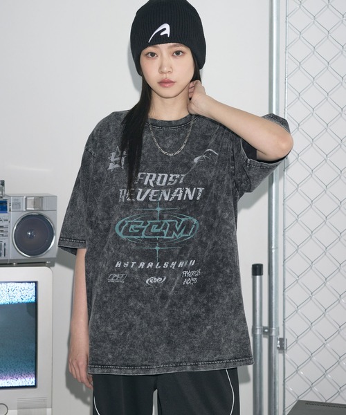 MSG(エムエスジー)の「Buyer's Select/加工グラフィックロゴプリントハーフスリーブTシャツ(Tシャツ/カットソー・メンズ・ブラック系/ブラック系2/ブラック系3・M/L)」の7枚目の写真