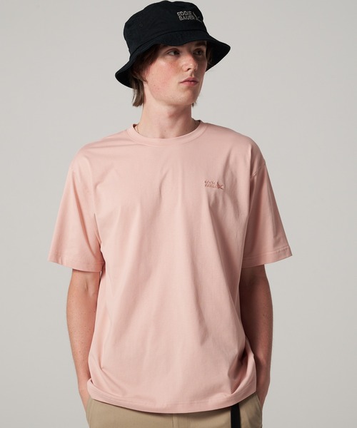 Eddie Bauer(エディーバウアー)の「軽量 クラシック コットン Tシャツ(Tシャツ/カットソー・メンズ・ホワイト/ブラック/ブルー/ピンク・XL/L/M/S/XXL)」の4枚目の写真